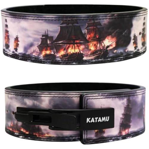 Katamu Burn The Shipsプレミアムレバーウェイトリフティングベルト