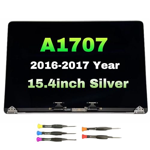 Fotisangea A1707 LCDディスプレイスクリーン MacBook Pro 15インチ Retina 2017 2018年 EMC 3072 3162 661-2266 66106375 シルバーカラー