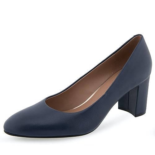 Aerosoles レディース ベッツィパンプス, ネイビーレザー, 12 Wide