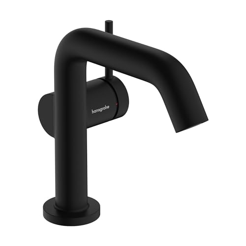 1/2カップブラ hansgrohe Tecturis S Modern 1-Handle 1-Hole 6-inch Tall Bathroom Sink Faucet in Matte Black, 73321671
