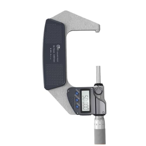 ETRADECORP 293-242-30 デジタルマイクロメーター、IP65 50-75mm 0.001mm デジタル外部マイクロメーター、プロフェッショナルメトリック測定ツール、厚さゲージ