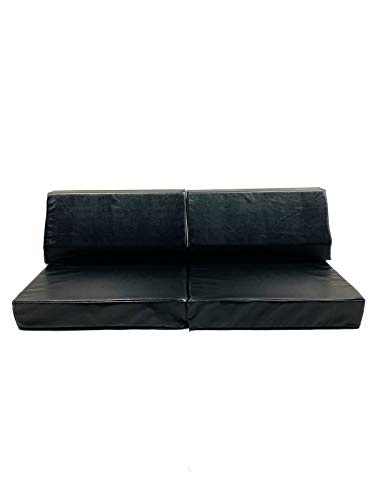 Foamnasium Blocksy ミニインドアフォームプレイセット 3ピース ソフト 幼児と子供用 アクティブプレイカウチ クロール/登山/フォートビルディング/ジャンプ用 米国製 ブラック