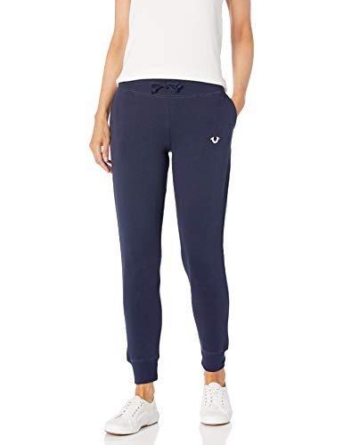 True Religion レディース 蹄鉄ロゴニット ジョガー スウェットパンツ US サイズ: Small カラー: ブルー