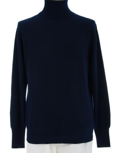 Shephe 4 Ply メンズ タートルネック カシミア セーター US サイズ: 3X-Large カラー: ブルー