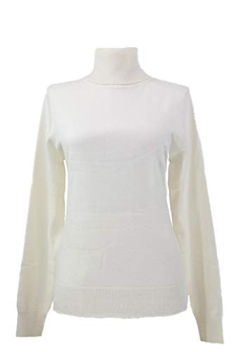 Shepheレディースタートルネックカシミアセーター US サイズ: 3L カラー: ホワイト