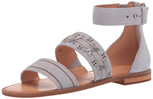 Frye and Co. レディース Evie Whipstitch 2 バンド サンダル フラット US サイズ: 10 カラー: ブルー