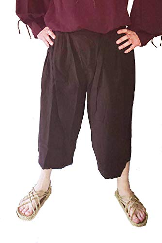 ドレスLike a Pirateこれまで正確なコットンボタンcod Breeches Slops Trewes カラー: ブラウン