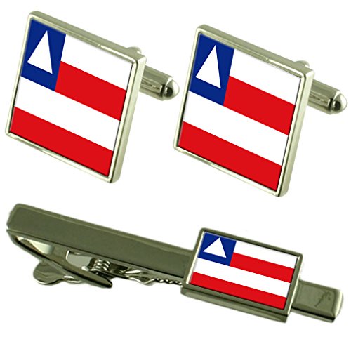Bahia フラグカフスボタンタイクリップマッチングボックスギフトセット 32,906円