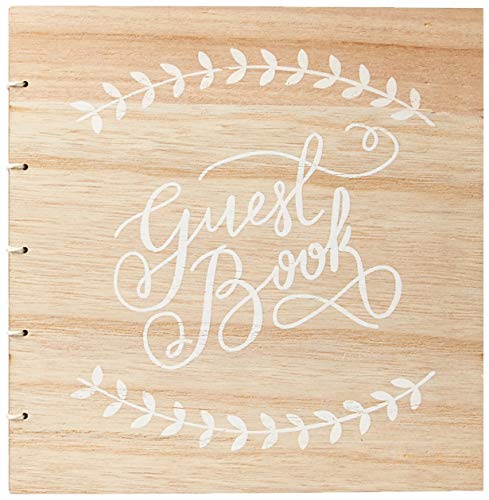 Boho - Wooden Guest Book