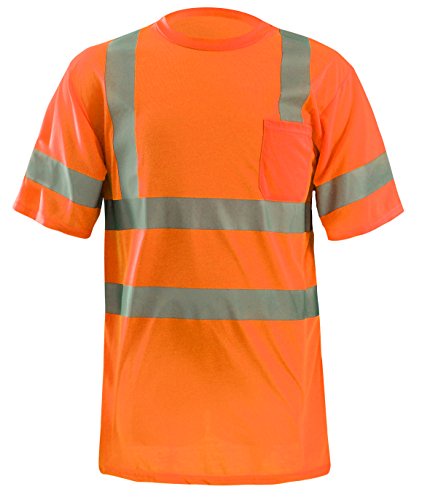 Occunomix Occlux Ansi Tshirt W/Pkt L Orange by Occunomix