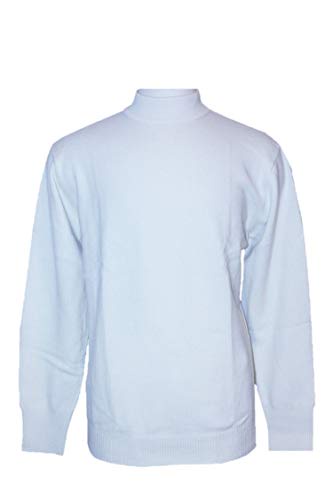 Shephe 4 Ply メンズ モックタートルネックカシミアセーター US サイズ: XX-Large カラー: ホワイト