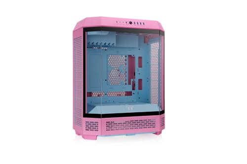 Thermaltake The Tower 600 Bubble Pink 3面強化ガラスパネル採用 八角柱スタイル ミドルタワー ATX PCケース CA-1Z1-00MAWN-00 CS9267