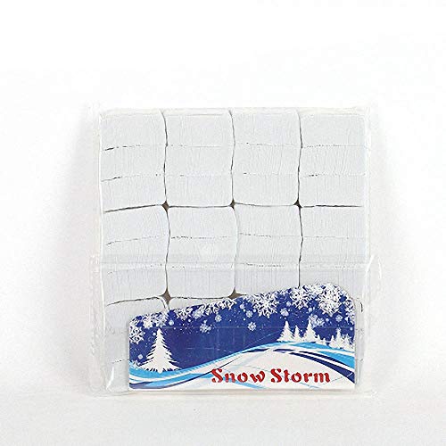Magic Snowstorms/ホワイトスノーフレーク/マジック紙吹雪マジックトリック、パーティトリック、素晴らしいトリック、マジックキット、マジックアクセサリー(ホワイト)
