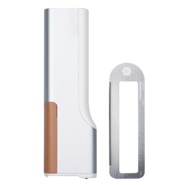 ULOVINGST 手持ちプリントペン ラテペン マカロン クッキー DIY 祝福柄 ロゴ シーン使用 レストラン ホテル 受付 学校 (ブラウン)