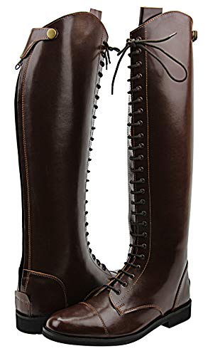 HisparメンズMan FloranceフィールドHorse Riding BootsスタイリッシュなファッションEquestrian
