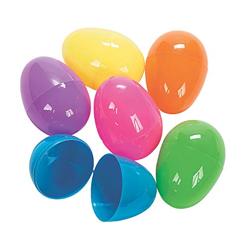 Fun Express Bright Jumbo Easter Eggs Party Favors - 12 Pack by Fun Express