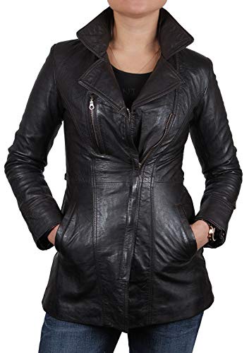 BrandslockレディースシープスキンロングRealレザージャケット US サイズ: 3x-large カラー: ベージュ