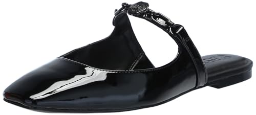 KARL LAGERFELD レディース Zilla フラットサンダル, ブラック, 7.5