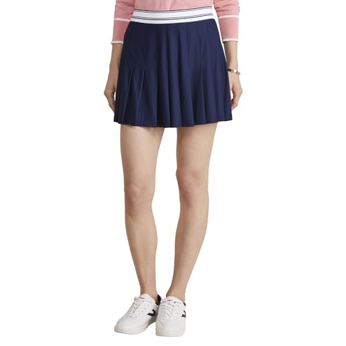 vineyard vines レディース プリーツアスレチックスコート, ネイビー(Nautical Navy), Medium