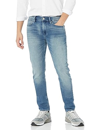 HUDSON メンズ ブレイク スリム ストレート レッグ ジーンズ, Palisades, 28W x 34L