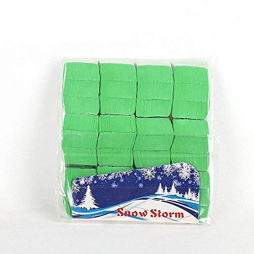 Magic Snowstorms/ホワイトスノーフレーク/マジック紙吹雪マジックトリック、パーティトリック、素晴らしいトリック、マジックキット、マジックアクセサリー(グリーン) 19,155円