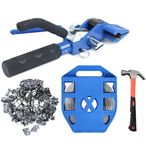 U.S. SOLID 304ステンレススチール パレット梱包キット バンディング ヘビーデューティ バンディングストラップ ハンマー 1個 3/4インチ x 0.05インチ x 100フィート 304ステンレススチール バンディングコイル 100個 304