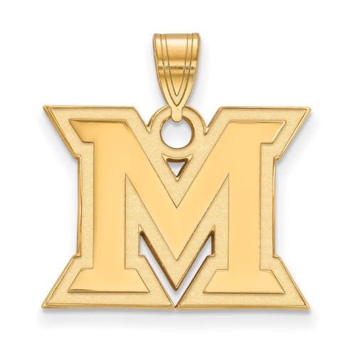 Miami Medium (5 / 8インチ) ペンダント(10 Kイエローゴールド)