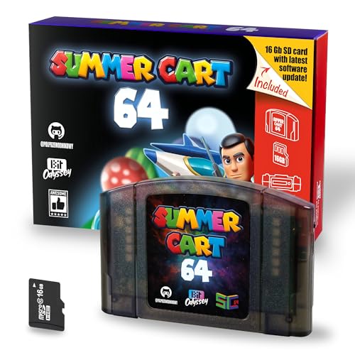 Summer Cart 64 ? オープンソースN64フラッシュカートリッジ | 64DD互換 + 16GB SDカード| レガシーコレクターズエディション