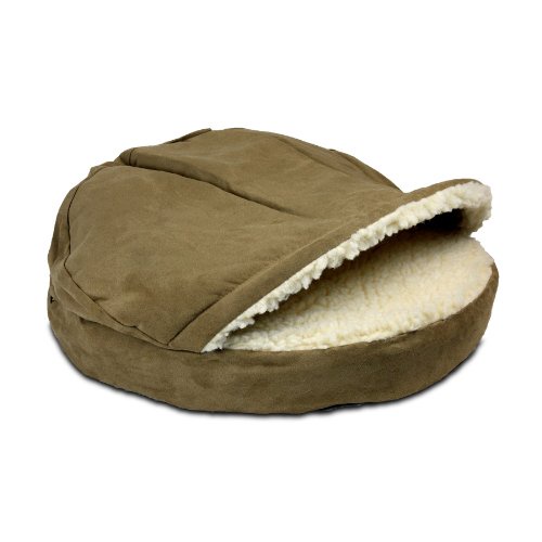 Snoozer Luxury Orthopedic Cozy Cave Pet Bed Small Camel by Snoozer