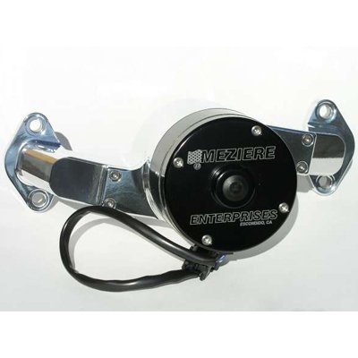 Meziere WP100U ポリッシュビレット電動ウォーターポンプ ビッグブロックシボレー用