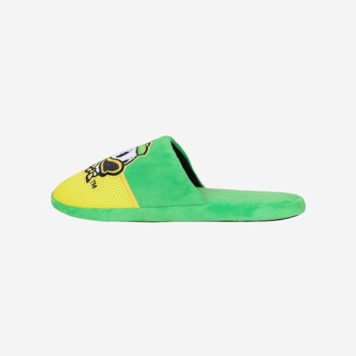 FOCO Oregon Ducks NCAA メンズ ロゴ ステイケーション スリッパ - L