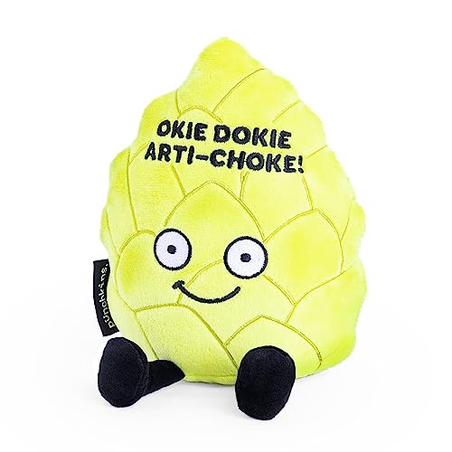 Punchkins - 「Okie Dokie Artichoke Plushie - 面白いしゃれホワイトエレファント ノベルティ 大人用ギャグギフト