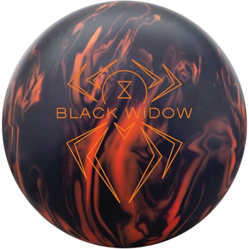Bowlerstore Products Hammer プレドリル ブラック ウィドウ 3.0 ボーリングボール ブラック/オレンジ 16ポンド