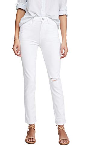 PAIGE レディース Sarah スリムジーンズ US サイズ: 23 カラー: ホワイト