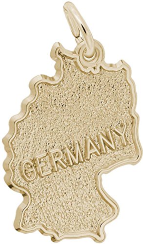 Rembrandt Charms - ドイツ地図チャーム, 金属
