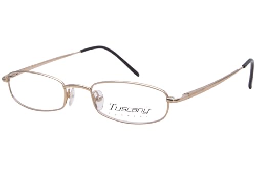 TUSCANY メンズ 眼鏡 466 01 ゴールド フルリム 光学フレーム 47mm