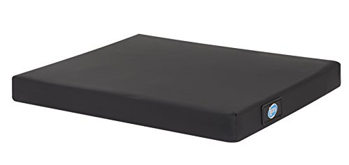 Lacura Q-Gelクッション 18インチ x 18インチ x 2インチ ジェルパッドクッション シート 車椅子 車用 2密度フォームパッド 抗菌ビニールカバー付き 脚と背中の痛みの緩和とサポートを提供