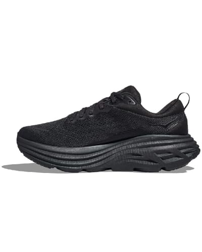 HOKA ONE ONE レディース ウォーキングランニングシューズ, ブラック/ブラック, 9.5 Wide