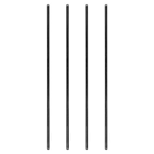 PIPE D?COR 1/2” x 48” Malleable Cast Iron Pipe Nipple, Pre Cut Connectors, Industrial Steel Grey Fits Standard Half Inch Black T