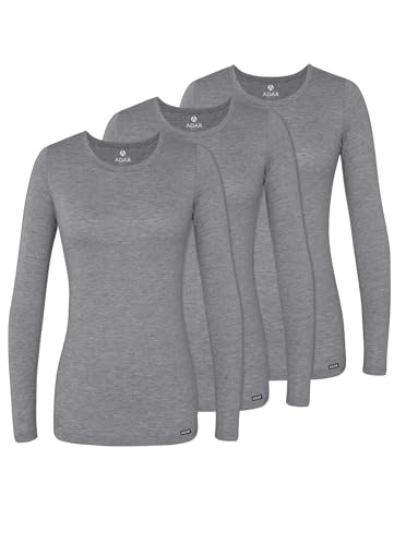 Adar Uniforms SHIRT レディース US サイズ: XX-Large カラー: グレイ