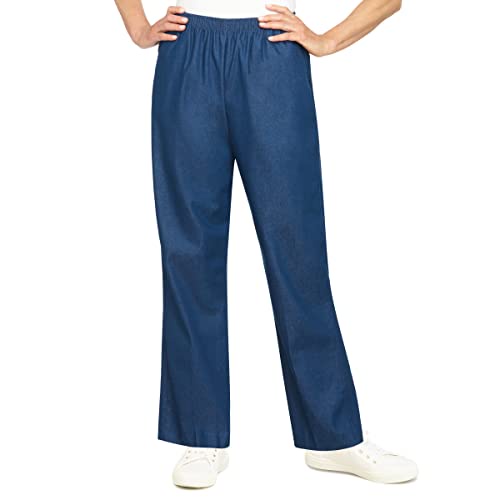 (アルフレッド・ダナー) Alfred Dunner レディース ショートレングスパンツ カラー: ブルー