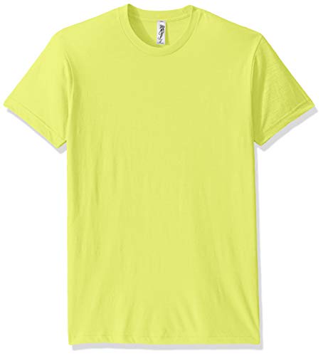 Marky G Apparel メンズ CVC クルー, ネオンイエロー, Medium