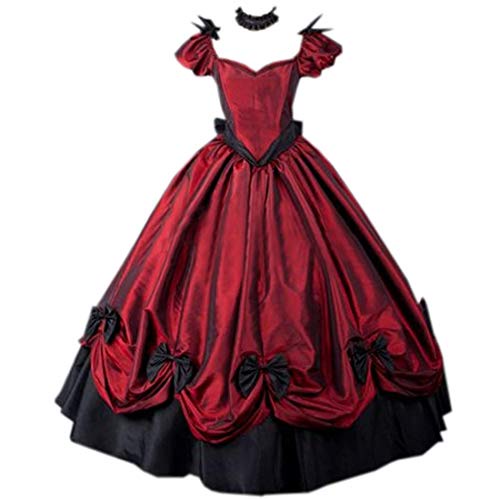 Colonial Georgian Penny Dreadful ビクトリア朝ドレス ゴシック 時代 舞踏会ガウン 再現 劇場コスチューム US サイズ: XX-Large