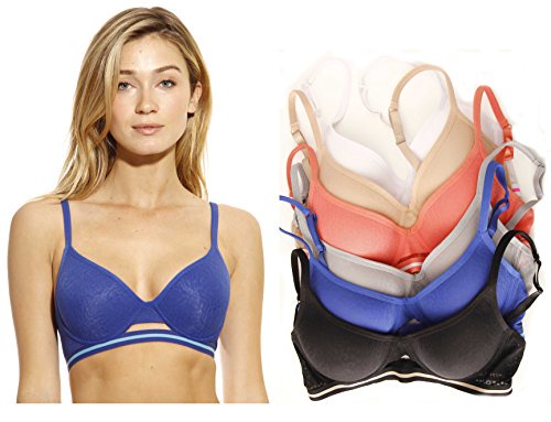 Just Intimates 女性用ブラジャー 小柄サイズから大柄サイズまで 6枚組 US サイズ: 42C