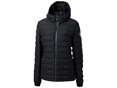 Cutter & Buck Mission Ridge Repreve Eco Insulated Womens Puffer Jacket, Black, Small
