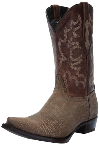 Dingo メンズ The Duke ウエスタンブーツ, ブラウン, 9.5 X-Wide Dingo メンズ The Duke ウエスタンブーツ, ブラウン, 9.5 X-Wide