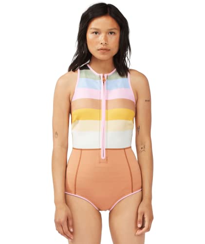 Billabong レディース Sol Sista ショーティ 1mm スプリングスーツ - パラダイスストライプ | 2