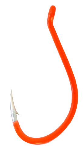 Gamakatsu Octopus Loose Fitフック( 5 - Pack )、サイズ3 / 0、蛍光オレンジ