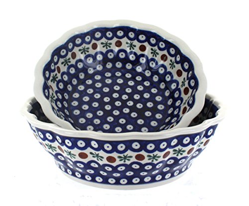 ポーランド食器Nature Scallop Serving Bowl Set