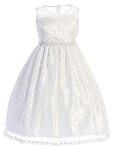 Swea Pea & Lilli DRESS ガールズ US サイズ: 6 カラー: ホワイト